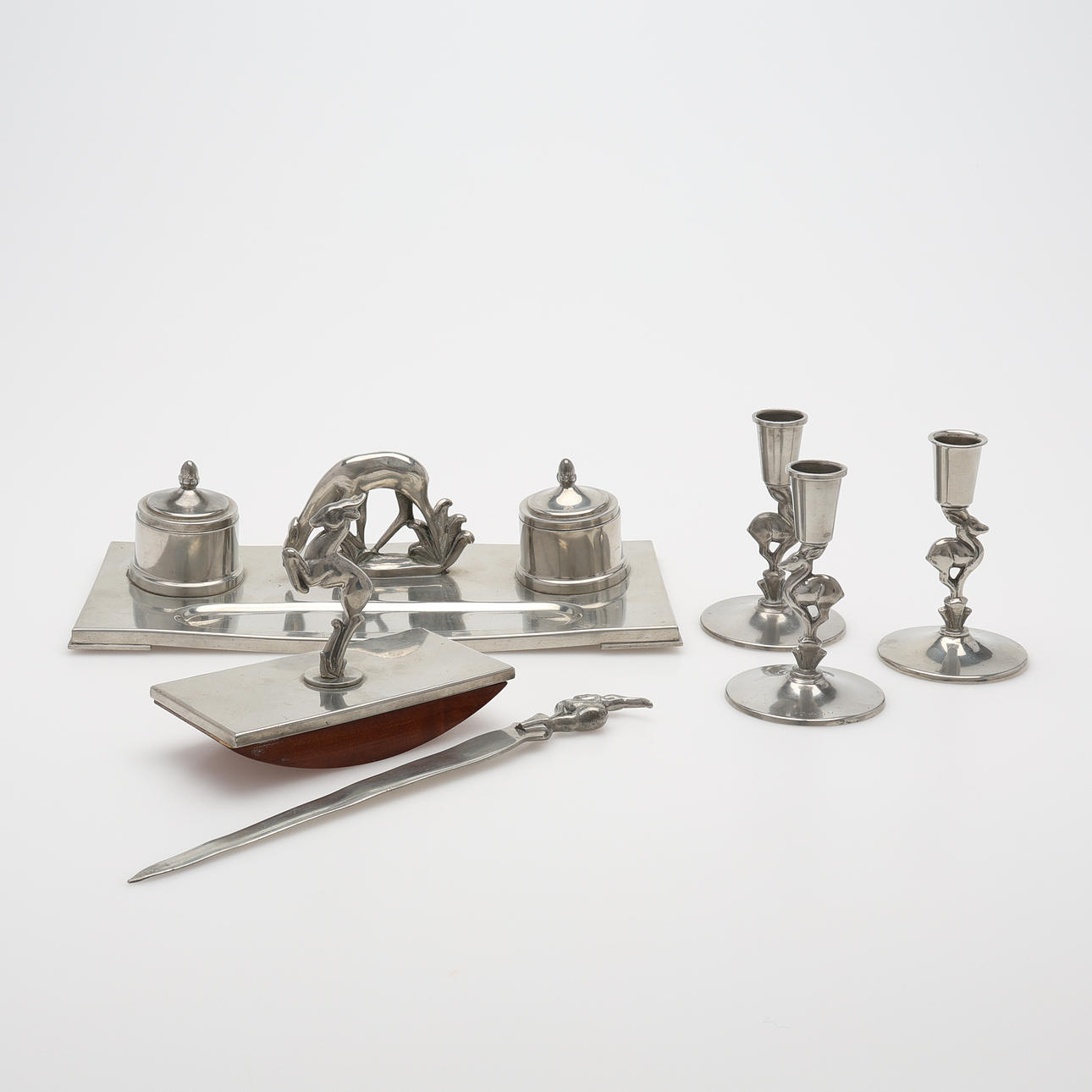 SCHREIBTISCHAUFSATZ, 6-TEILIG, YSTAD-DOSE.