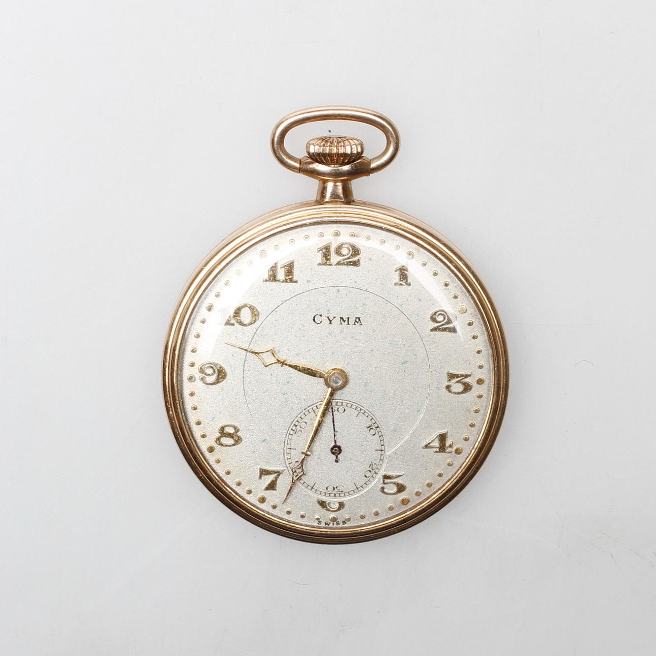 FICKUR, Cyma, 14k guld, total vikt ca. 53,8 gram.