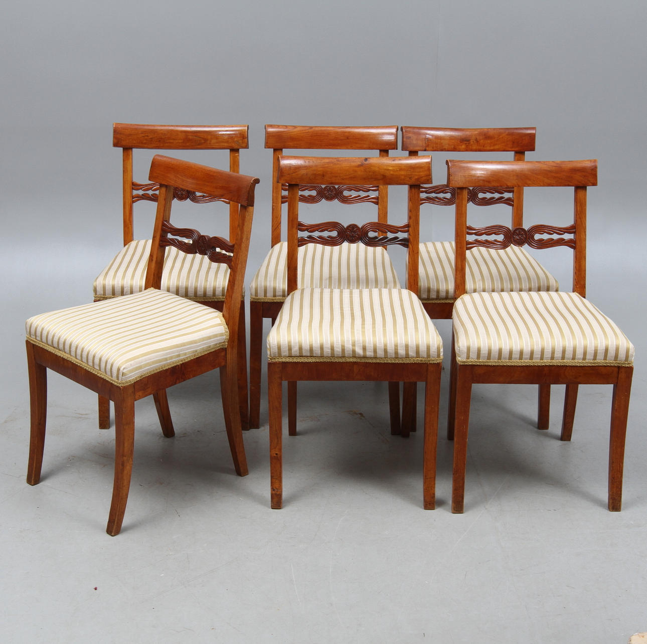 STOLAR, 6 st, senempire, 1800-tal.