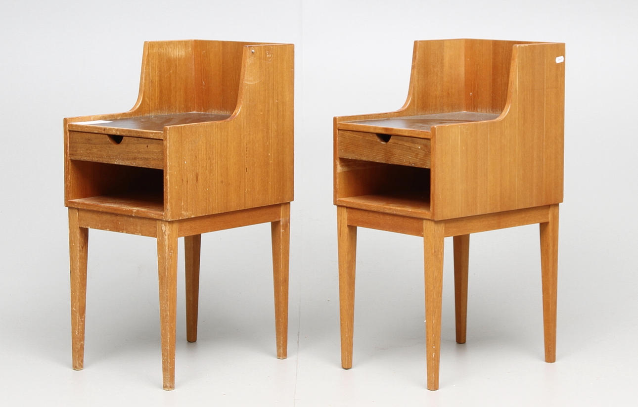 NATTBORD, ett par, 50/60-tal.