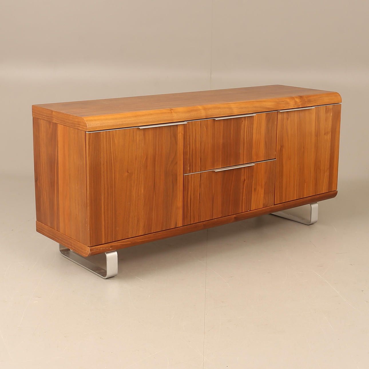 SIDEBOARD, valnöt/aluminium, 19/2000-tal.