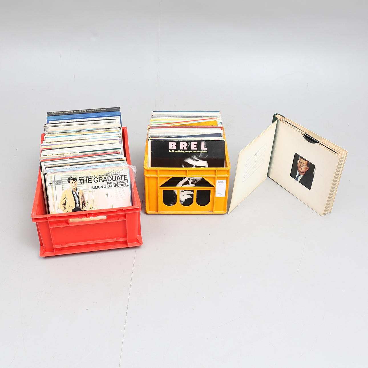 LP-SKIVOR, stort parti.