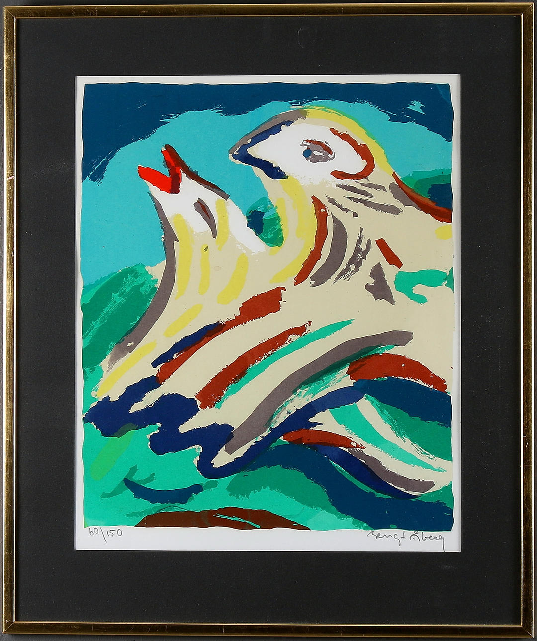 BENGT ÅBERG. Litografi, signerad och numrerad 60/150.