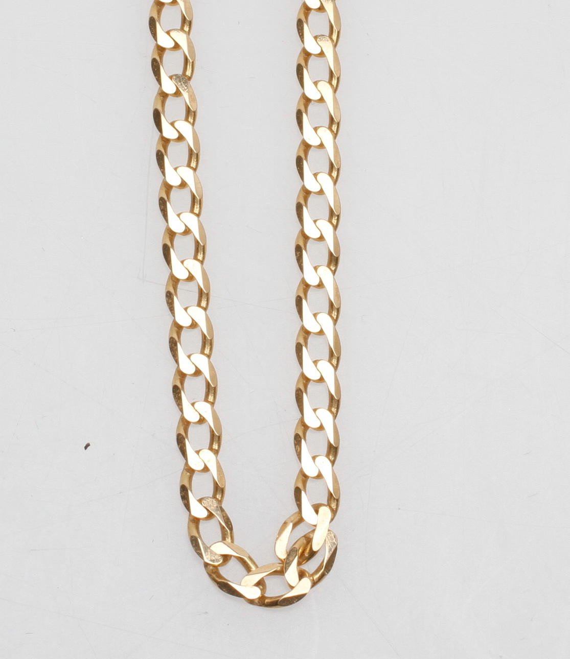 HALSKEDJA MANGLAD PANSAR, 18k guld, vikt ca 17 gr.