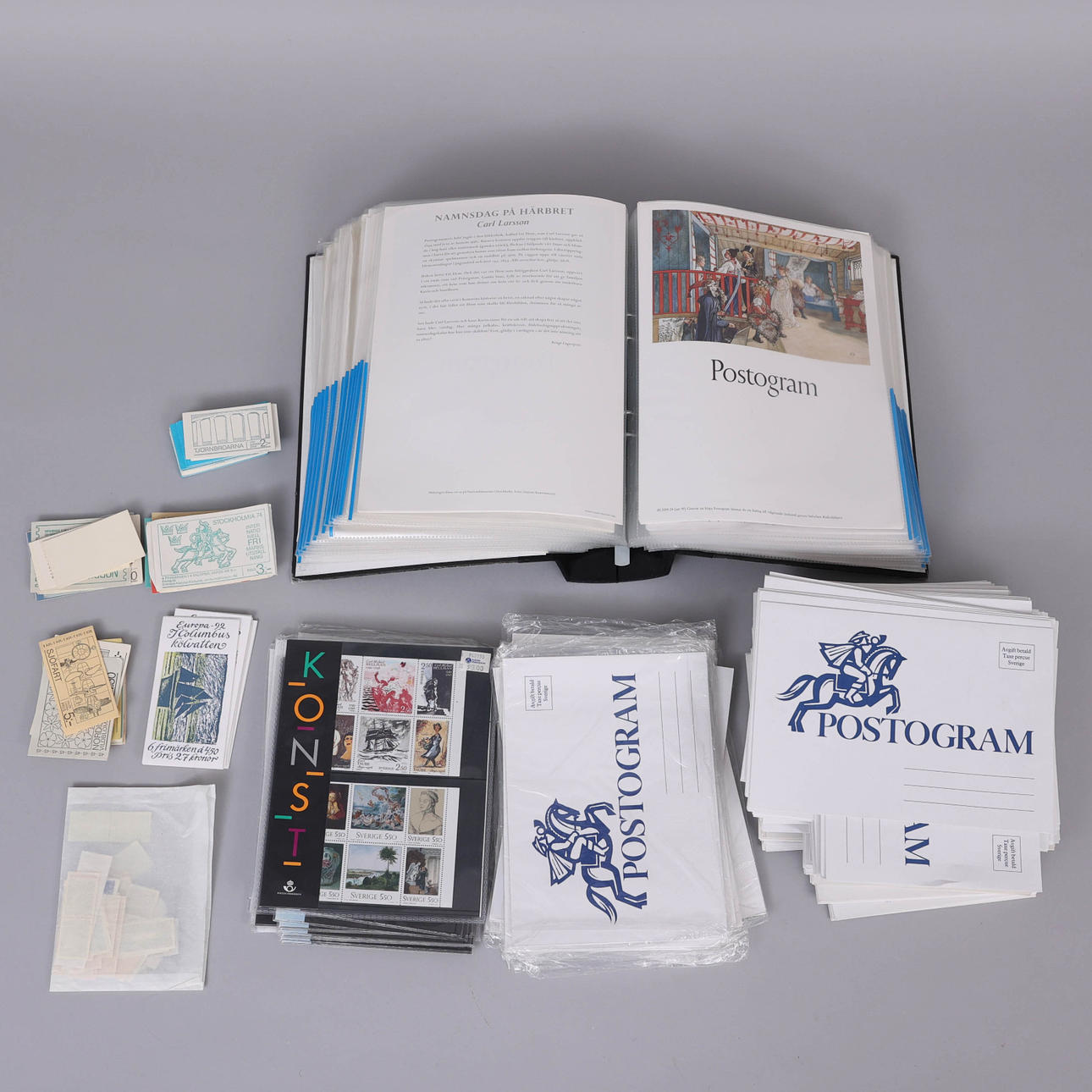 PARTI FRIMÄRKEN & POSTOGRAM.