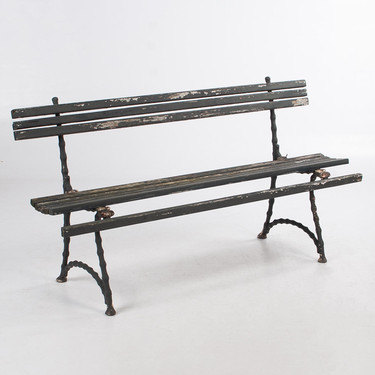 FRENCH PARK BENCH, early 20th century.