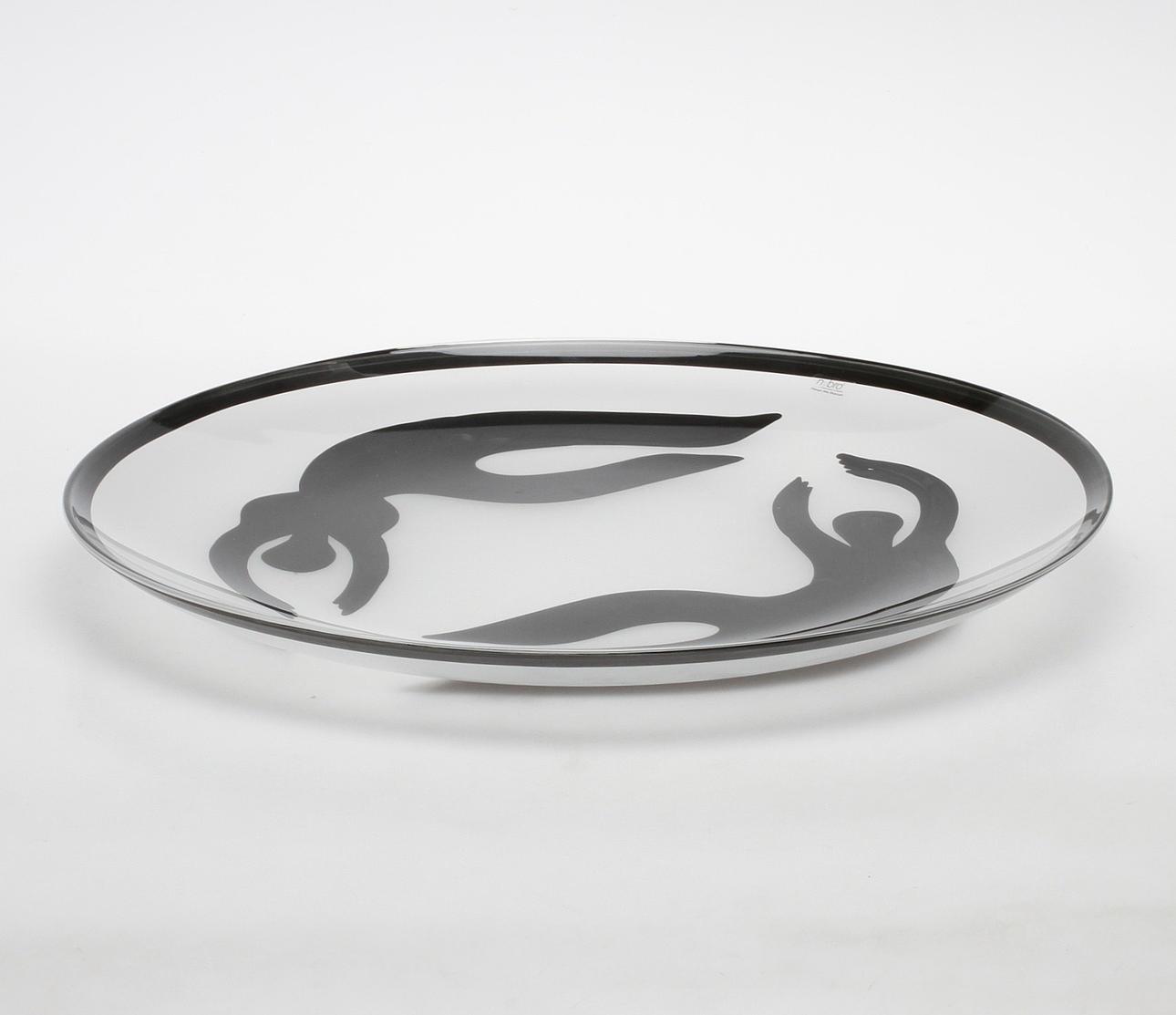 FAT, glas, Maria Branzell, Nybro Glasbruk. Signerad.