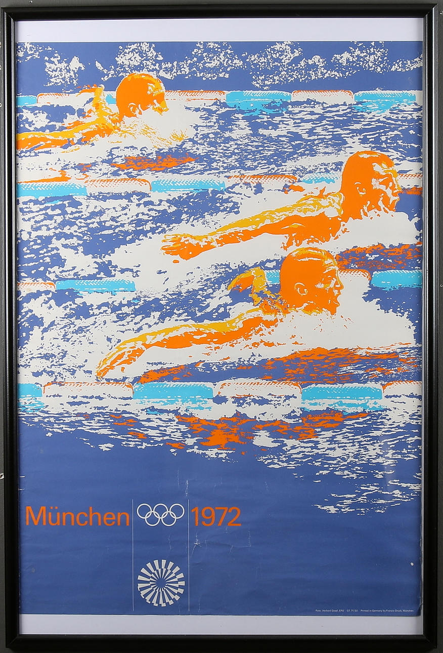 POSTER, Munich Olympics, 1972.