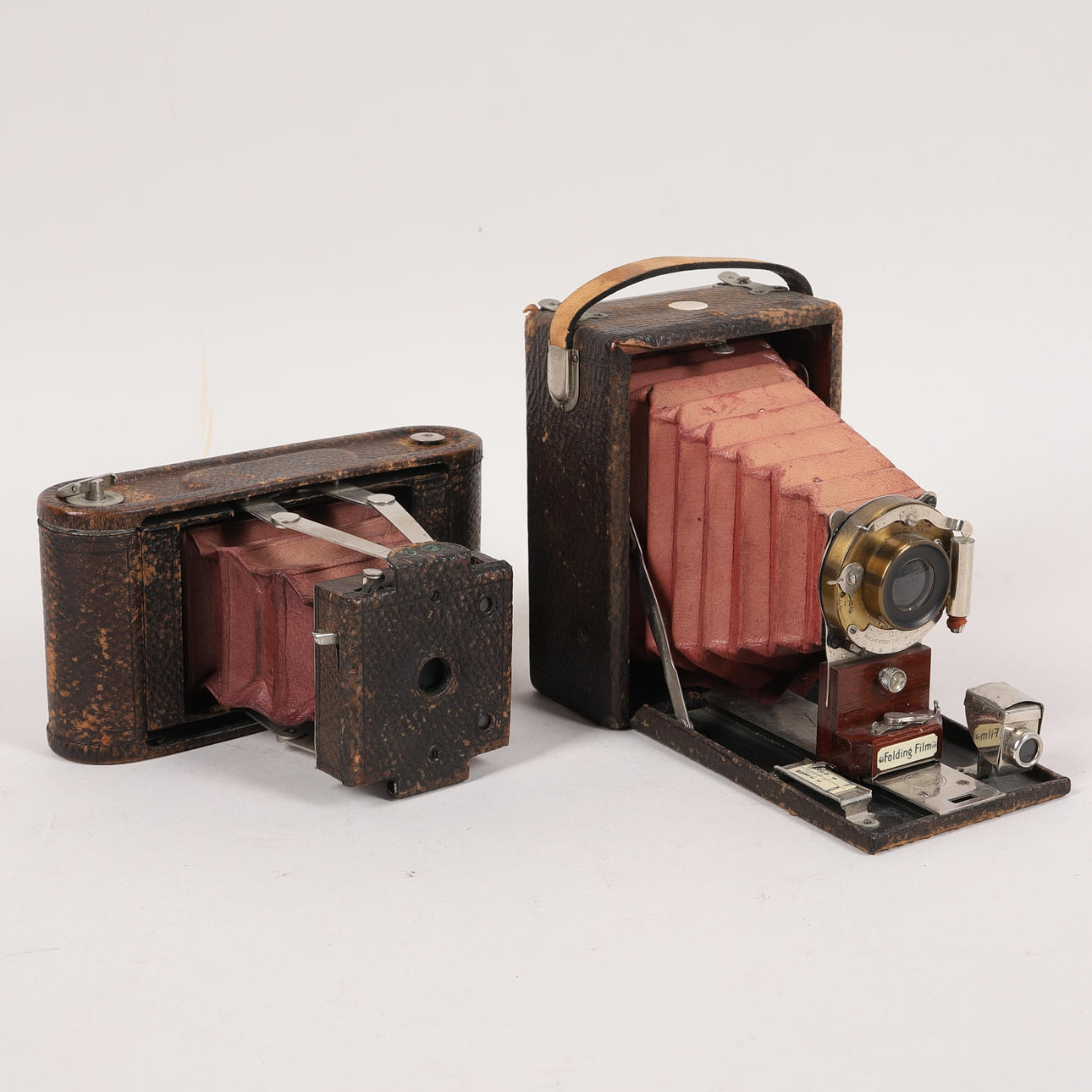 2 Folding Cameras, 1800/20th Century.