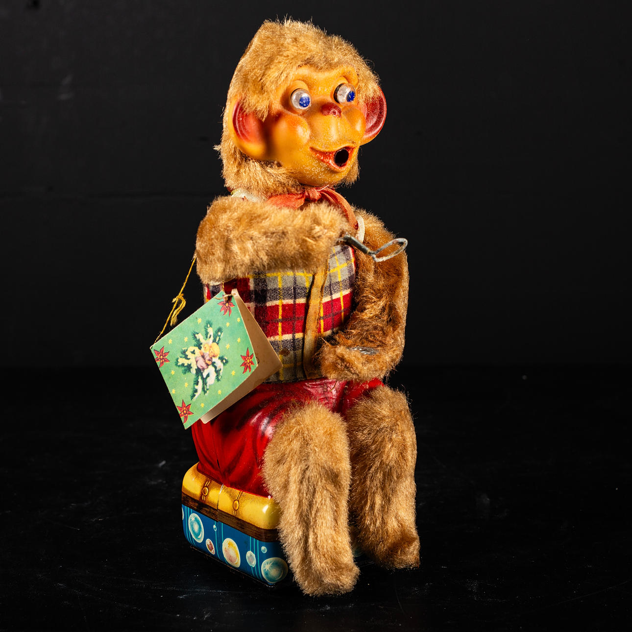 A toy “Bubble Blowing Monkey”, Alps, Japan 1950s.