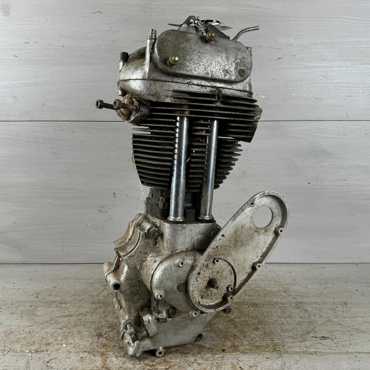 AJS, motor, para modelo 18, Inglaterra, 1952.