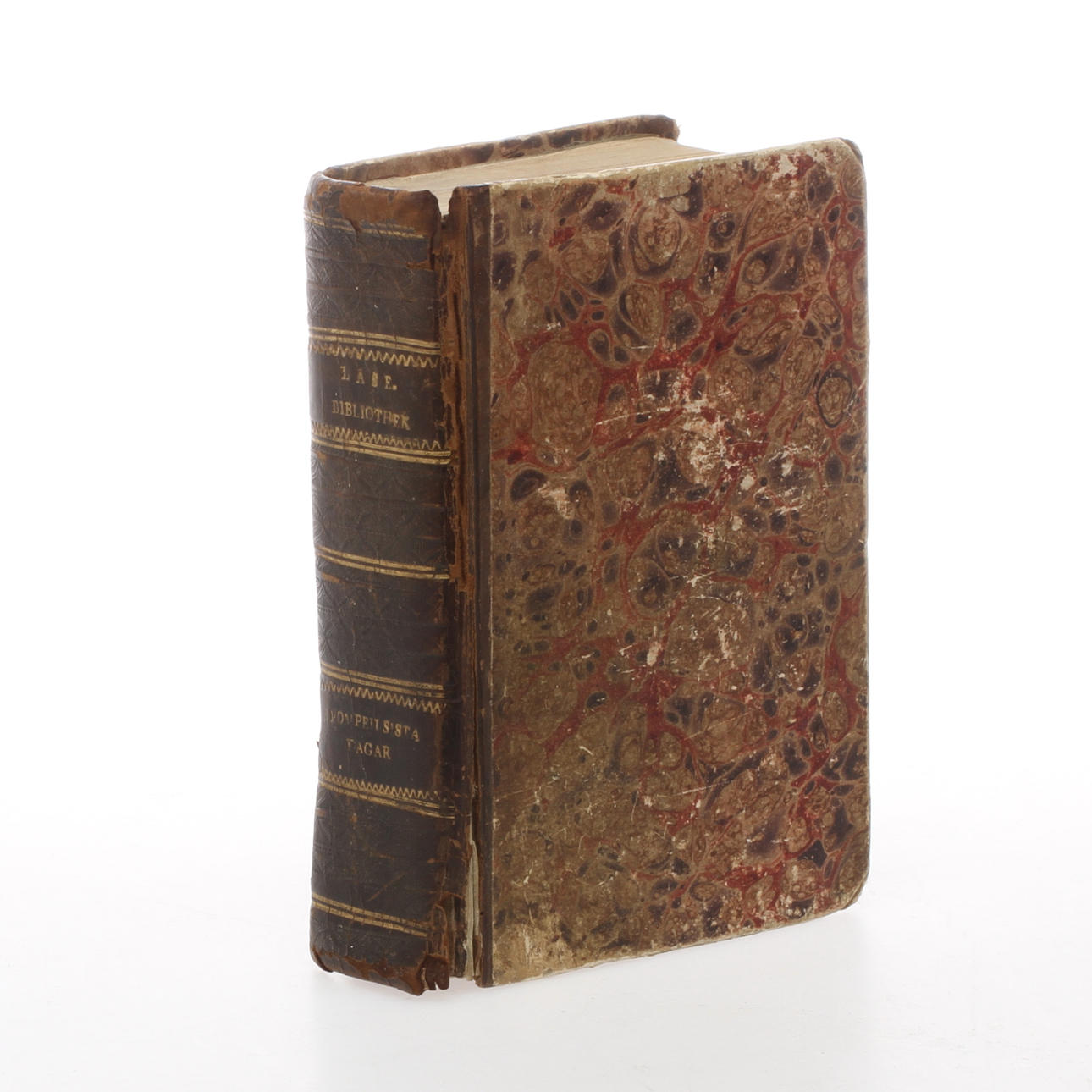 BOK, "Pompeii' sista dagar". Del 1-2, Edward Bulwer-Lytton samt "Röfvarbandet. Ett student-äfventyr från år 1764", D:r F. Nürnberger. Stockholm, L. J. Hjerta, 1835.