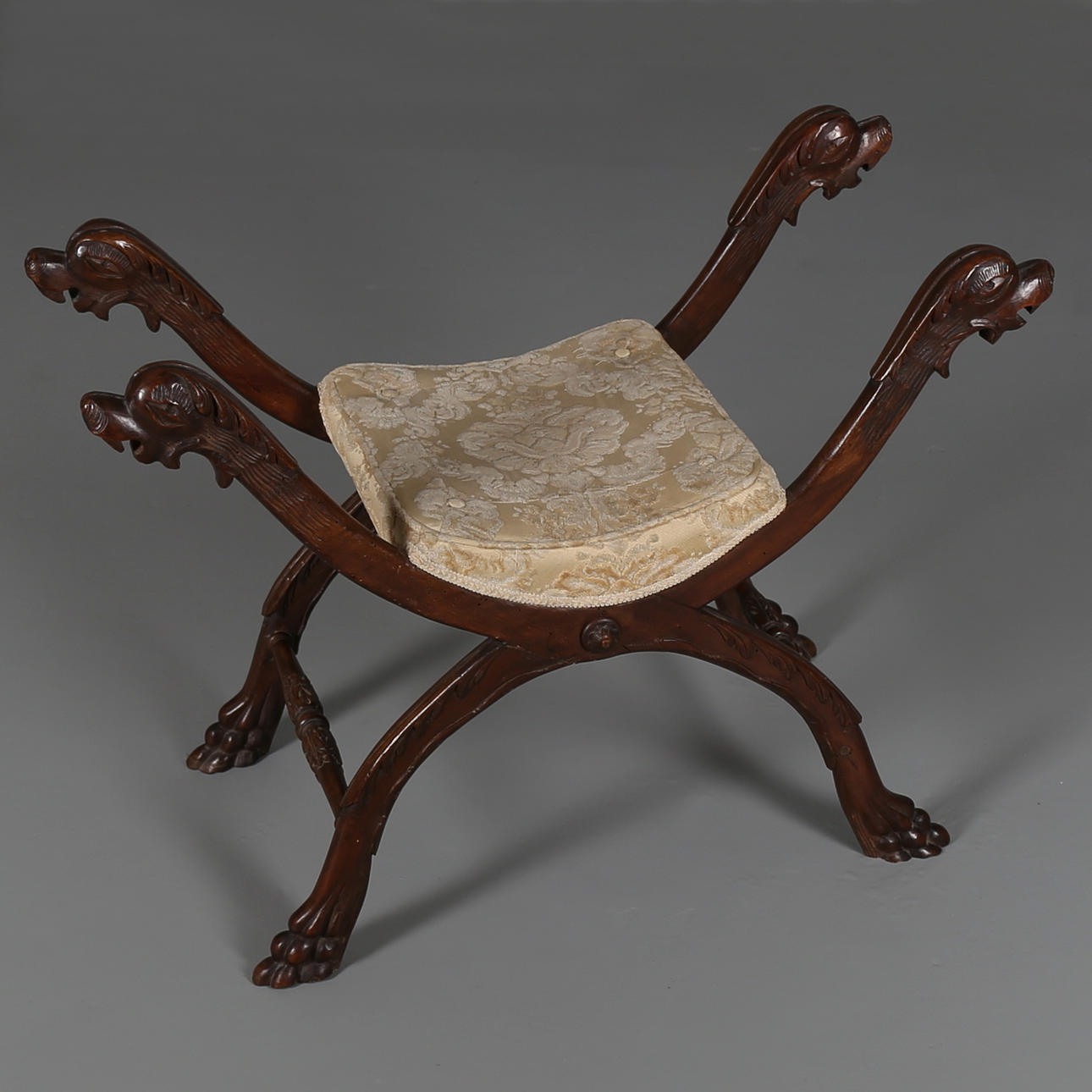 TABURETT, empirestil, 1800-tal.