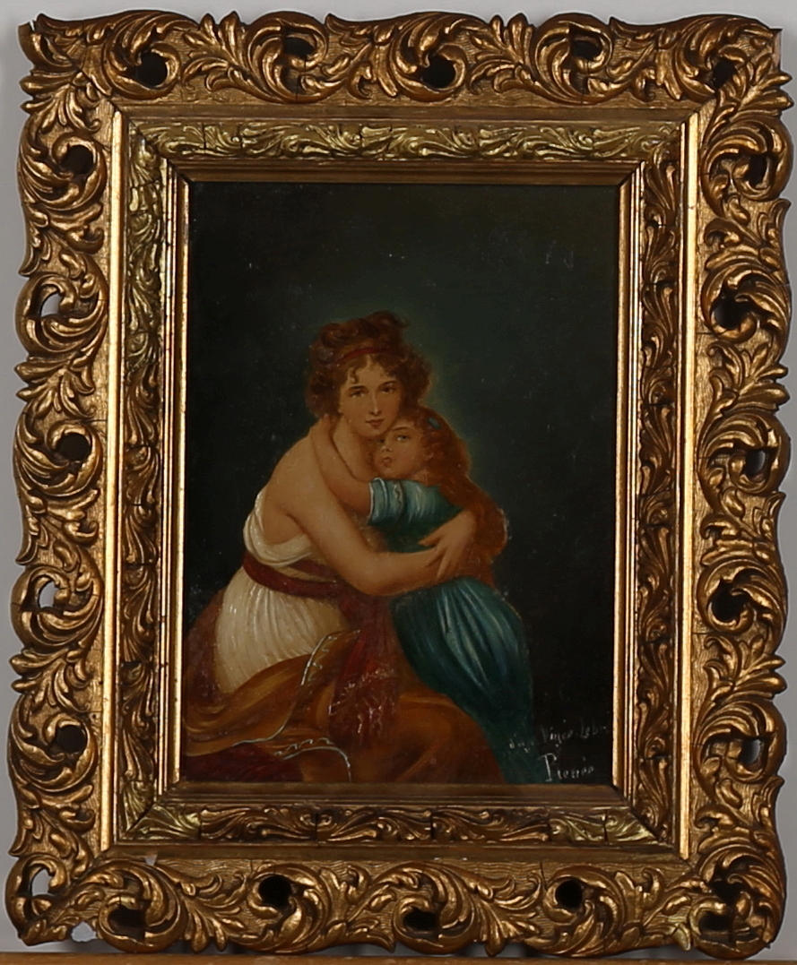 ELISABETH VIGÉE LEBRUN. EFTER. olja på duk, 1900-tal.