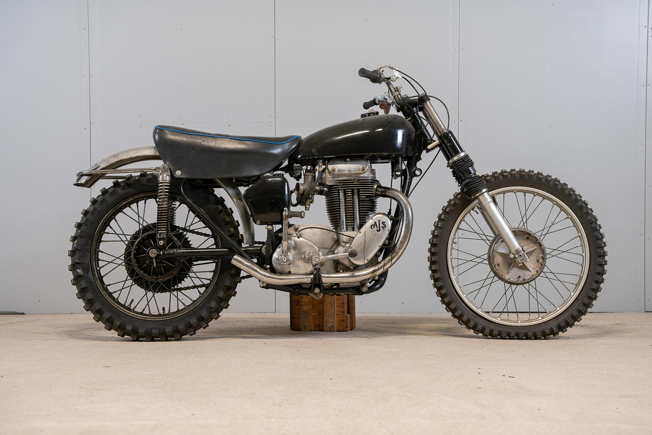 AJS, modell 18SC, 1954, England.