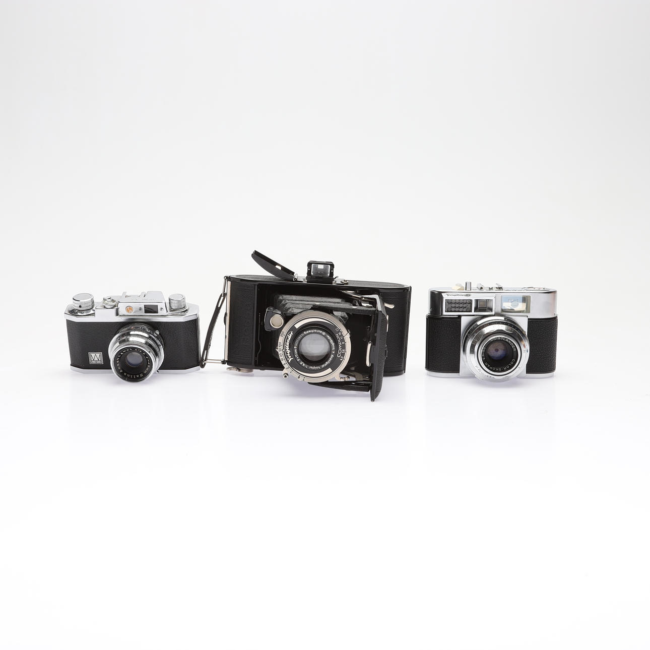 KAMERAER, 3 stk, b.la. Vogtlander.