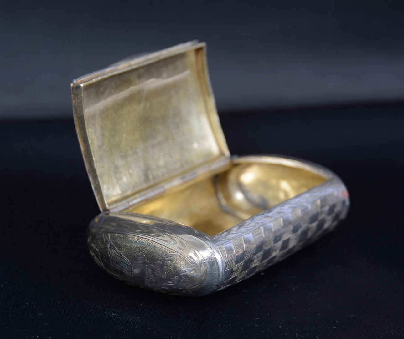 DOSA, silver, Niello, Moskva, Mikhail Mikhailovich Karpinsky.