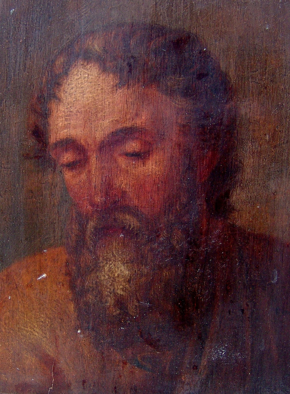 PORTRÄT  EINES APOSTELS. Tyska, 1700-tal.