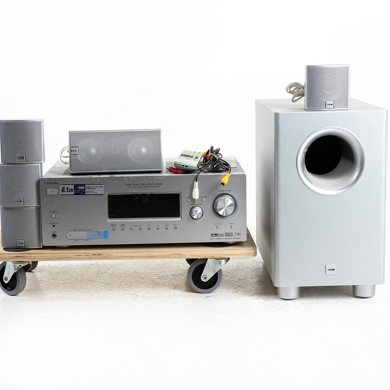 FÖRSTÄRKARE, med ljudutrustning, Sony STR-DG500.