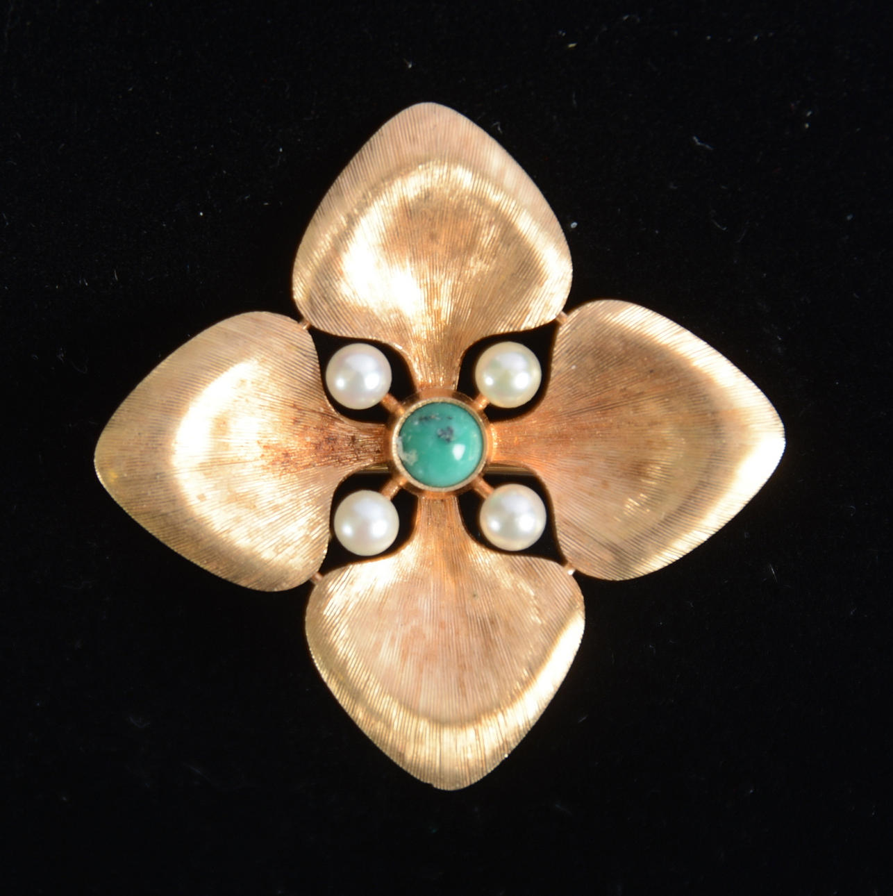 BROSCH, 18k, guld, Guldsmedsatelje G B Nilsson, 1966.