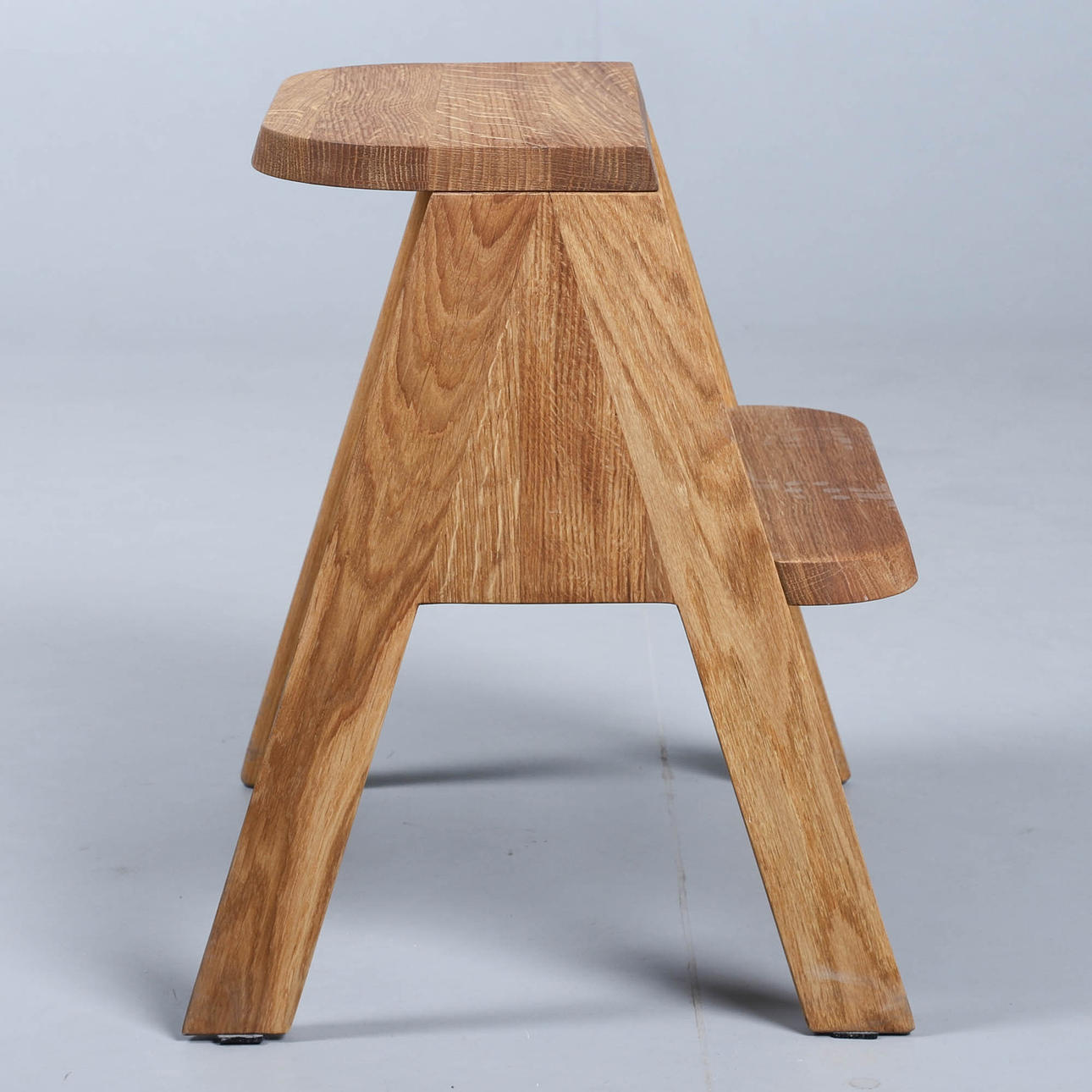 SHANE SCHNECK, STEP STOOL, FOR HAY, OAK.