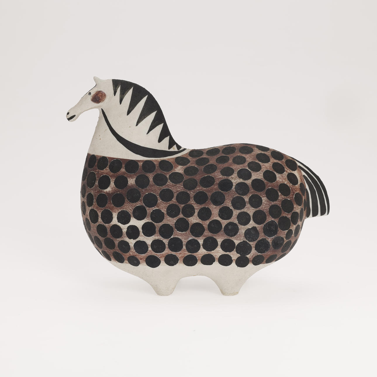 STIG LINDBERG. “Springare”, sculpture, stoneware, Gustavsberg
