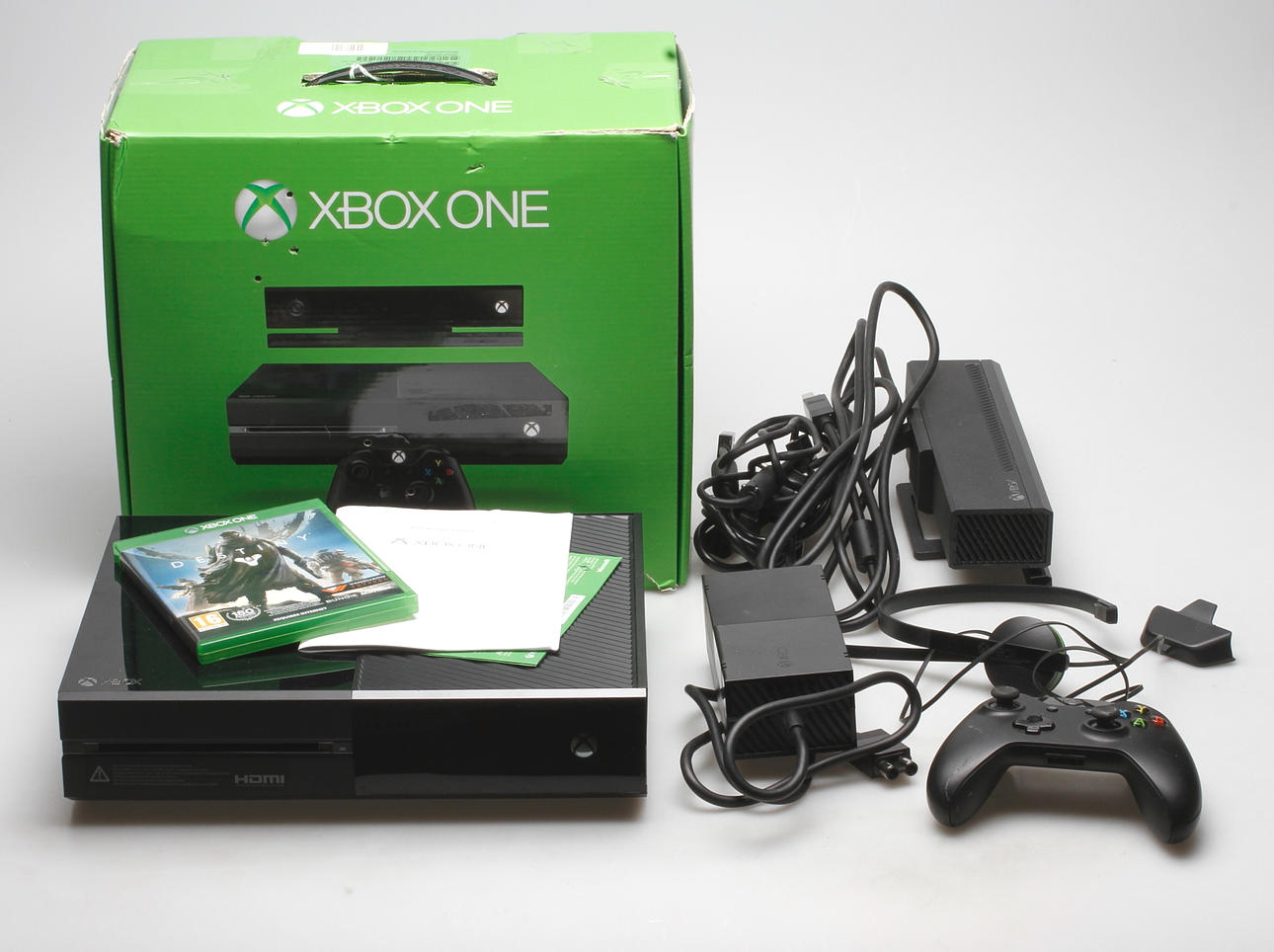 SPELKONSOL, Xbox One, 1 handkontroll, 1 spel, Kinetic, 500GB, Microsoft.