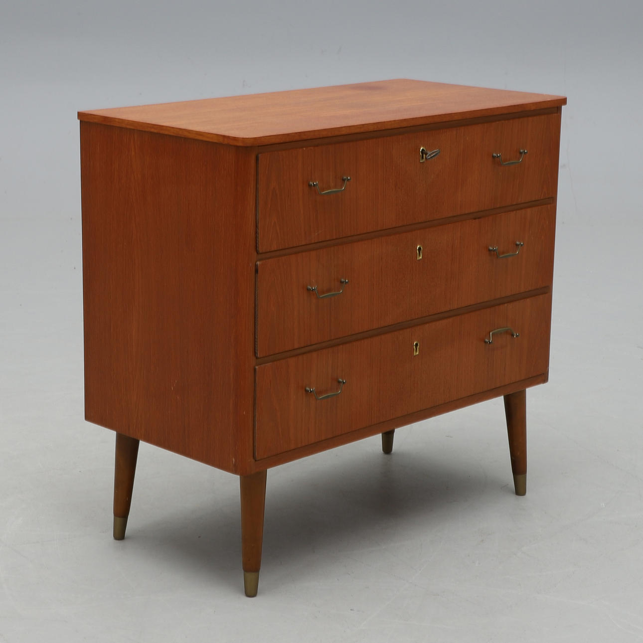 BYRÅ, teak, 1900-talets andra hälft.