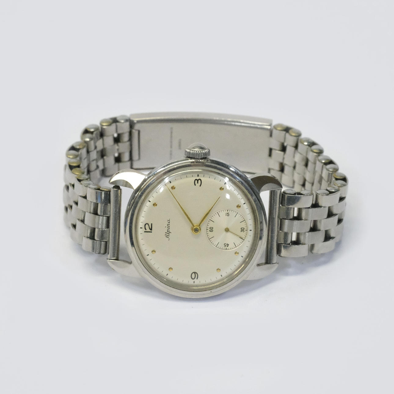 ALPINE, MEN'S WRISTWATCH, MANUAL CLOCKWORK, 1960S.