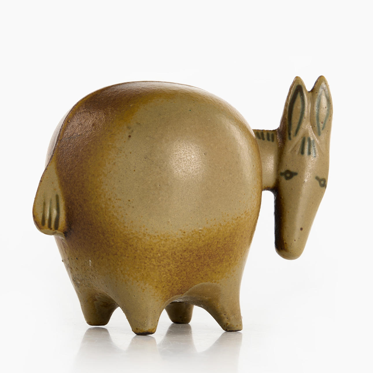LISA LARSON, figurine, Donkey, stoneware.