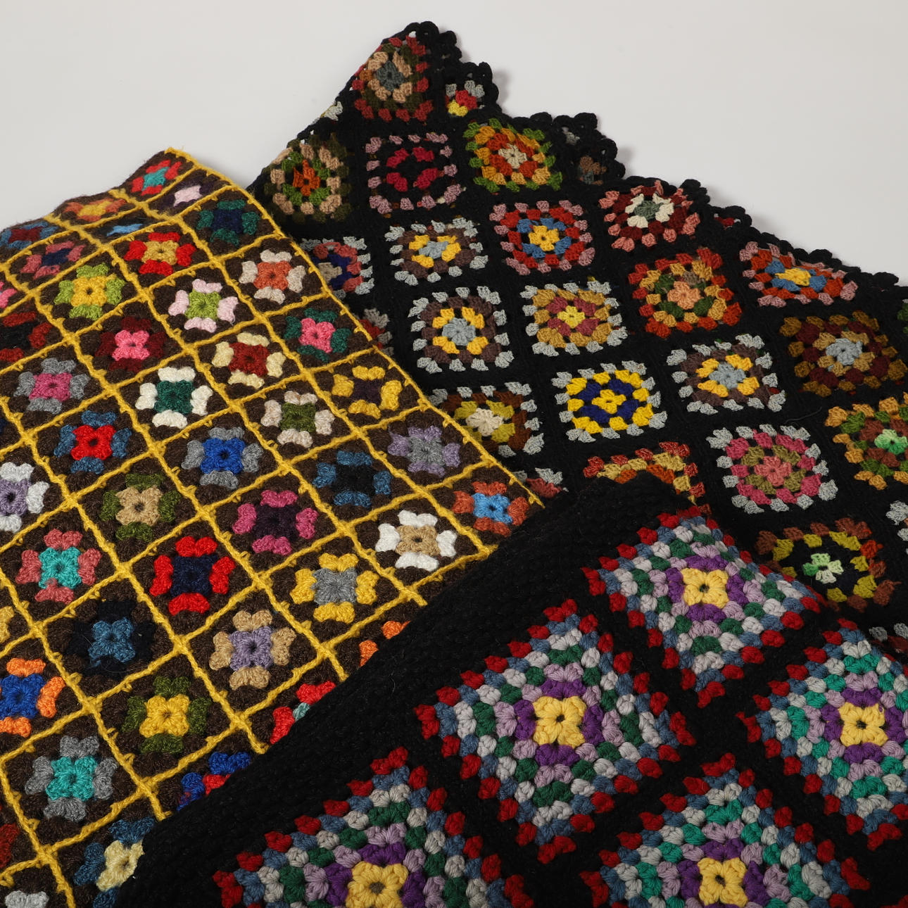 RUUDUT, 3 kpl, virkatut mummonneliöt.