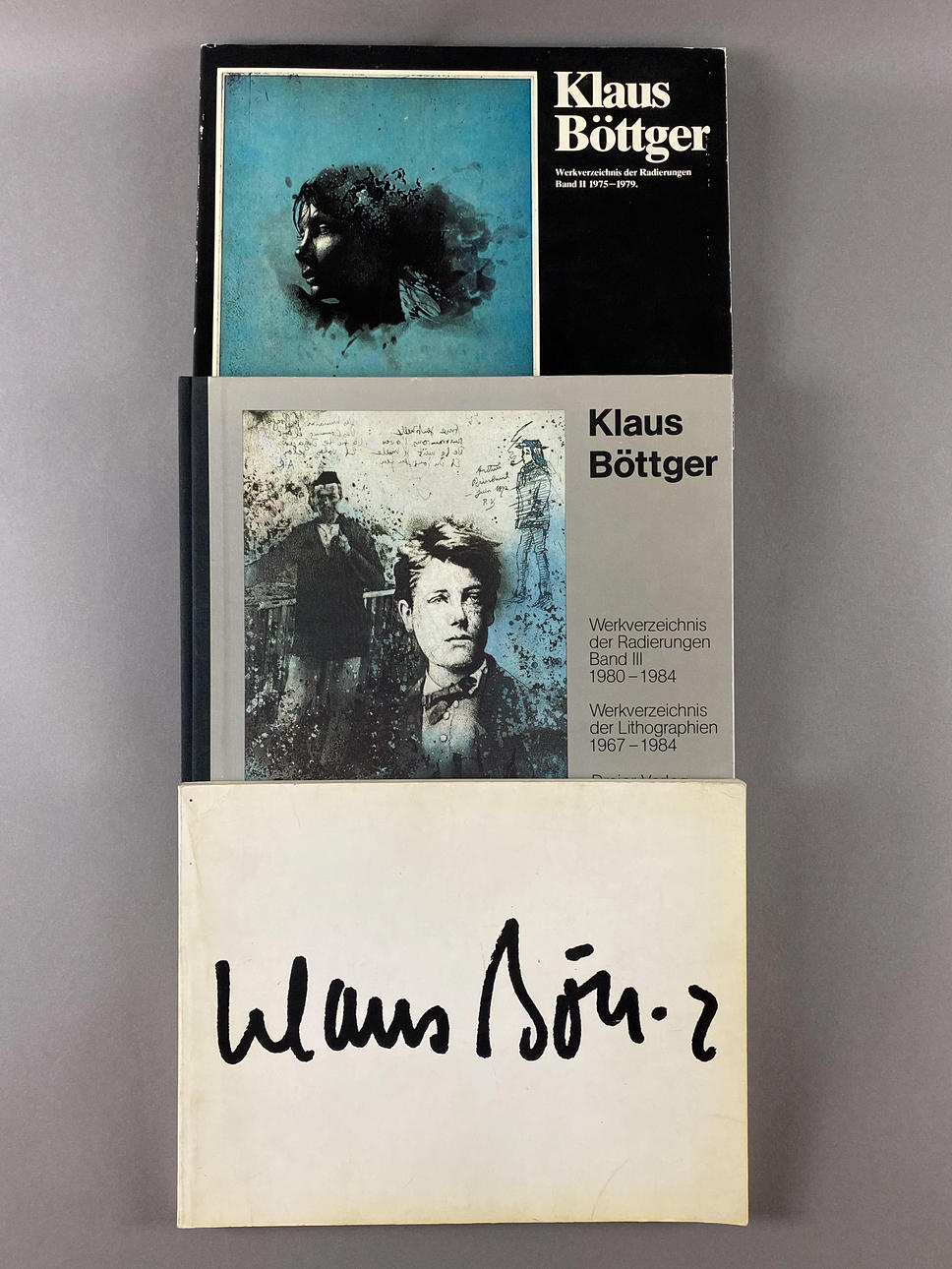3 LIBROS DE ARTE DE KLAUS BÖTTGER.