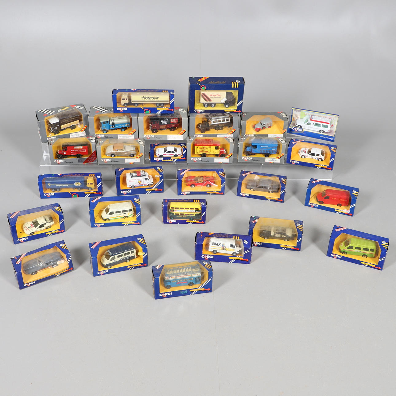 CORGI CLASSICS INCLUDING CARS & LORRIES.