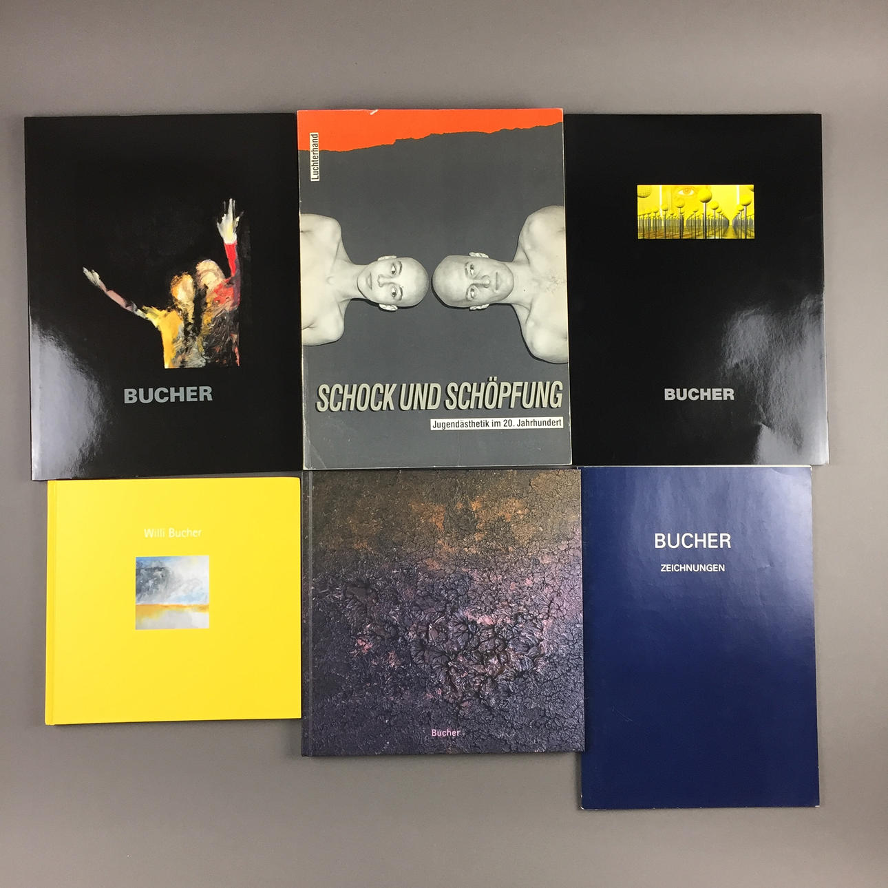 WILLI BUCHER - En samling af KUNSTBØGER og værkskataloger.