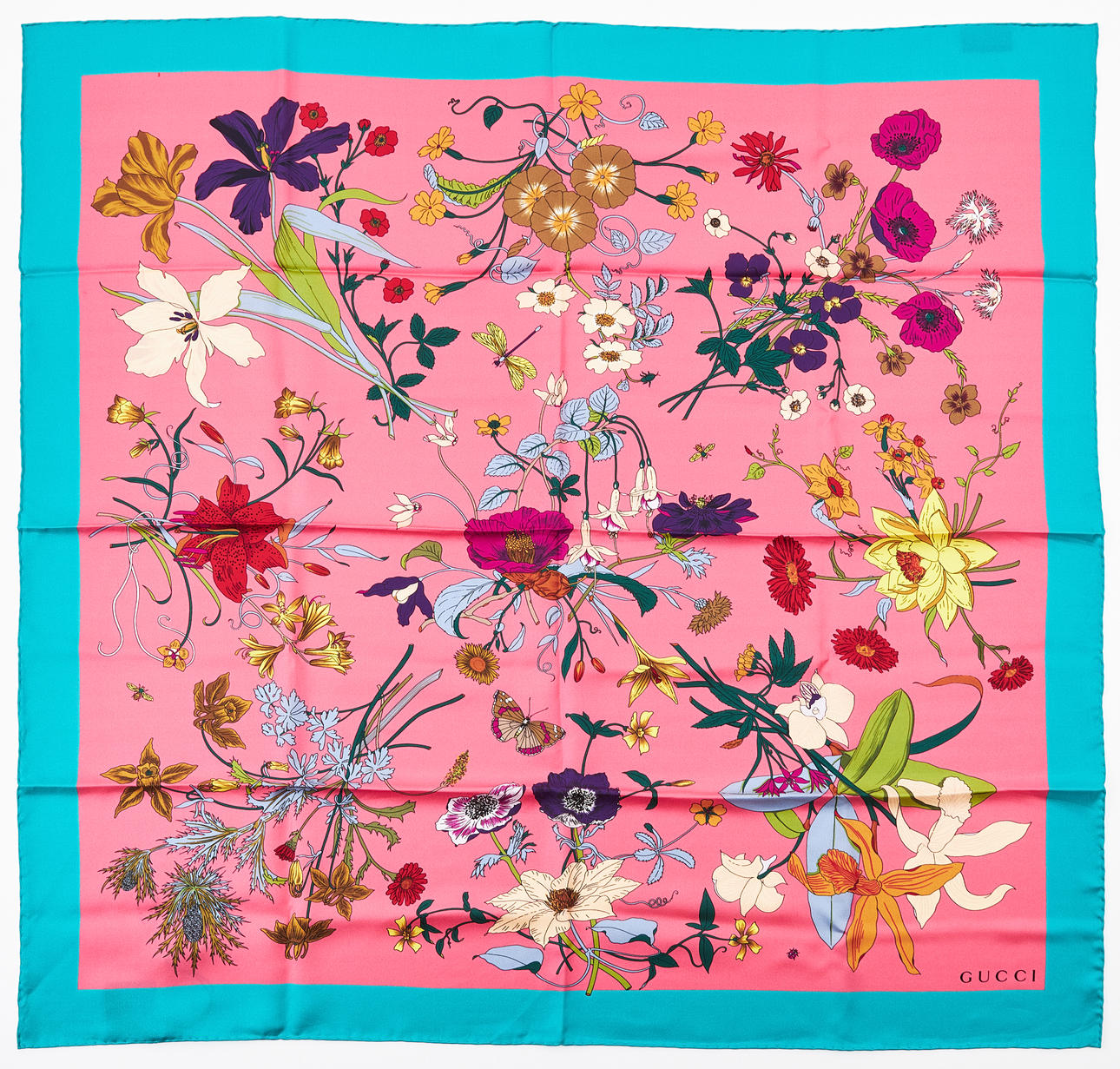 GUCCI, Schal „Flora“.