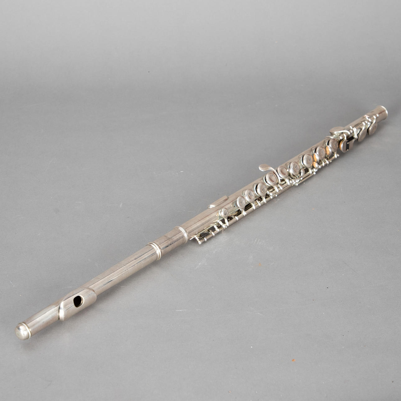 Moritz Max Mönnig, Leipzig, flute, solid silver.