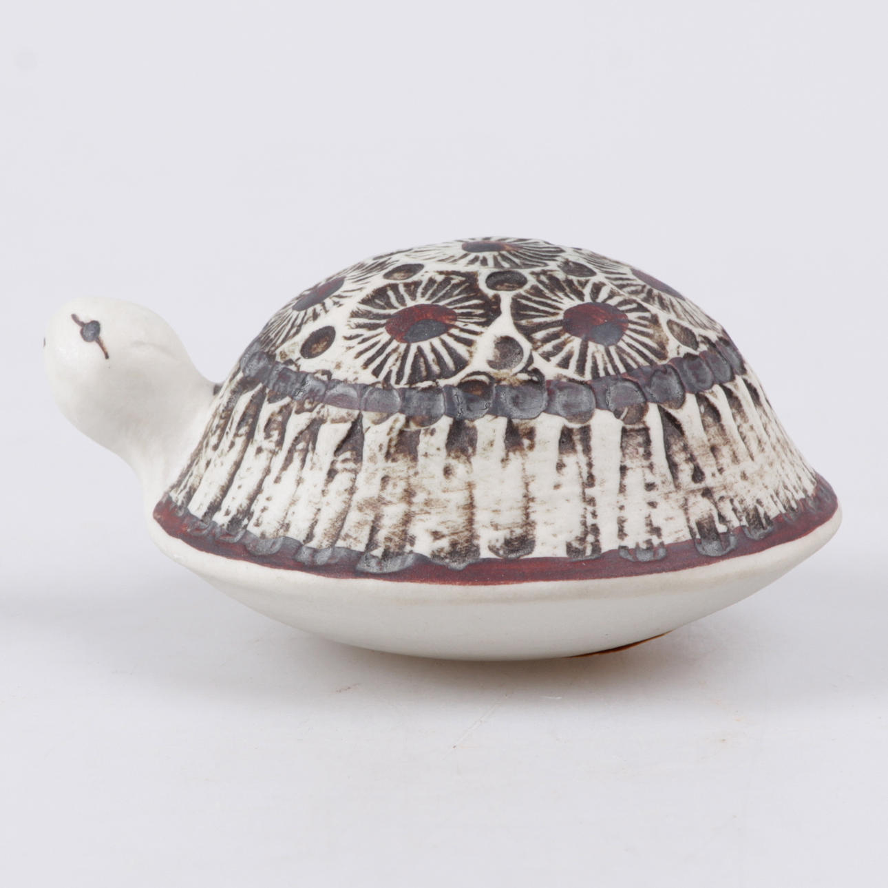 FIGURIN, stengods, sköldpadda, Lisa Larson, Gustavsberg.