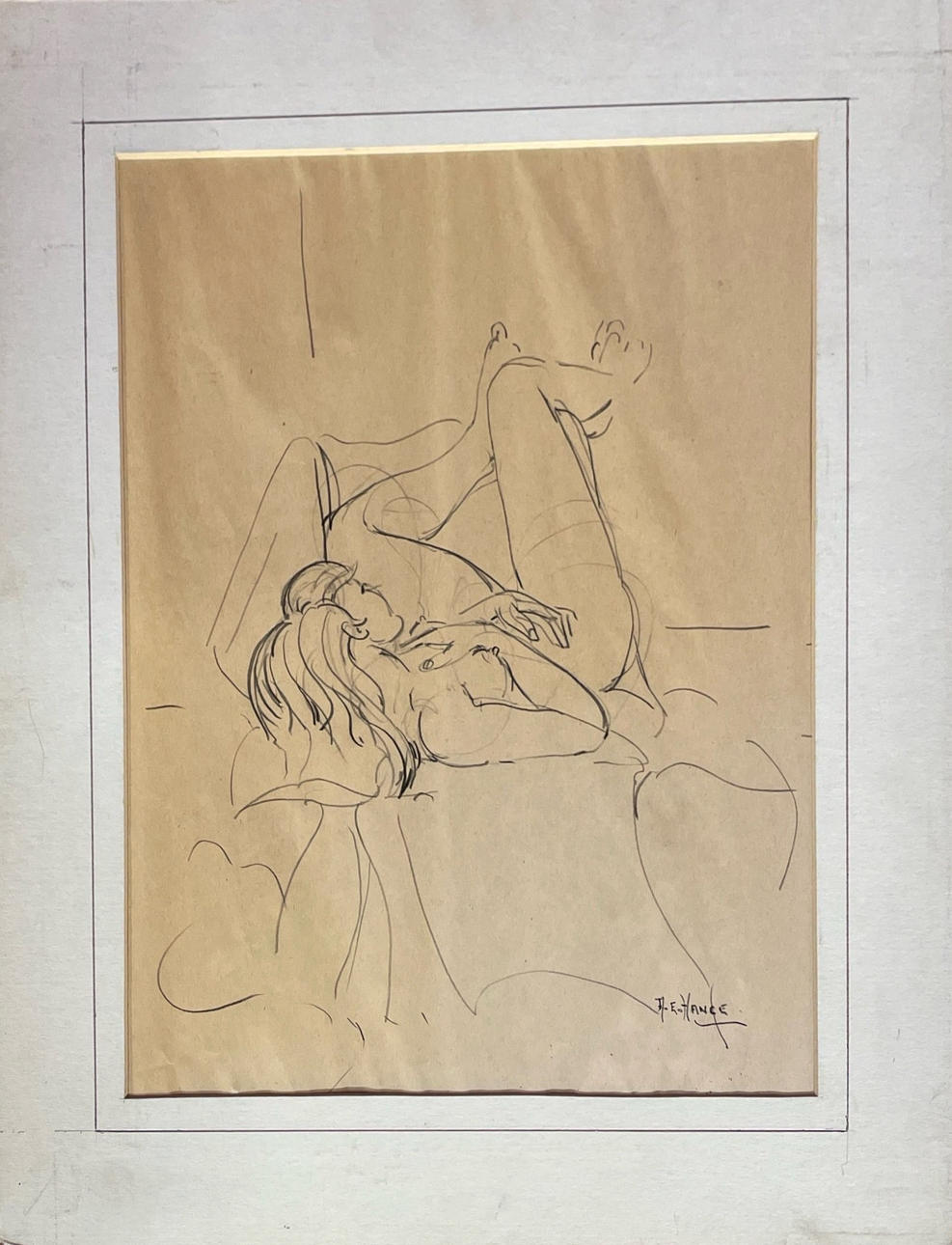 A. E. HANCE. KOLPENNA AV EN NAKEN FIGUR.