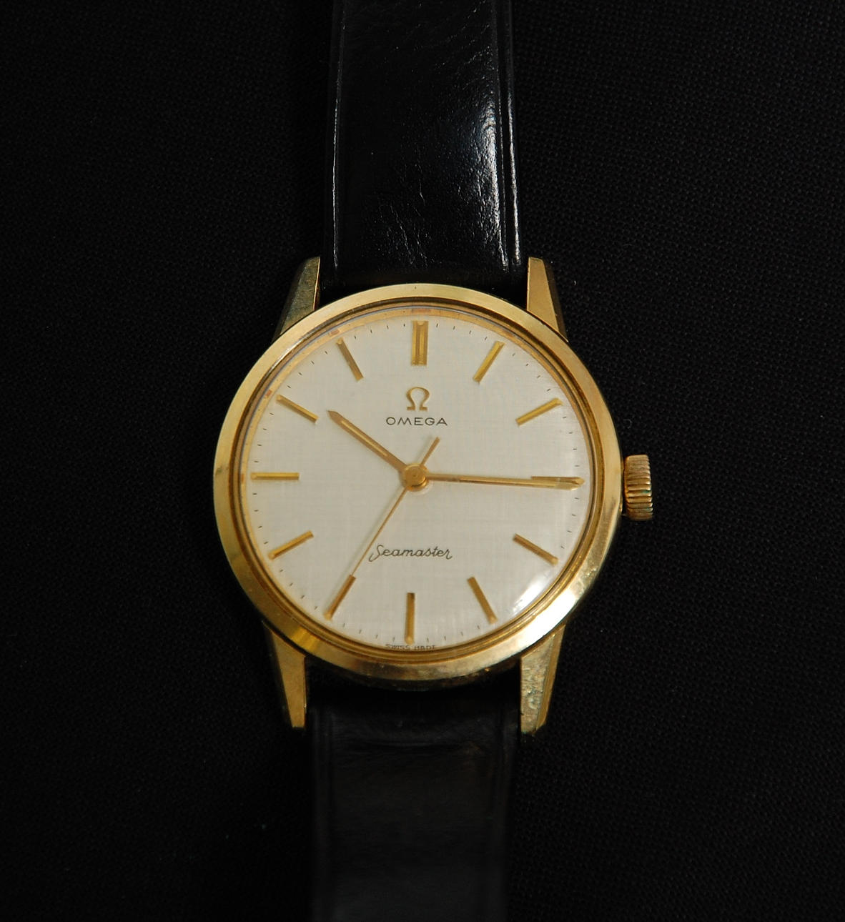 OMEGA, Seamaster , guld på stål.