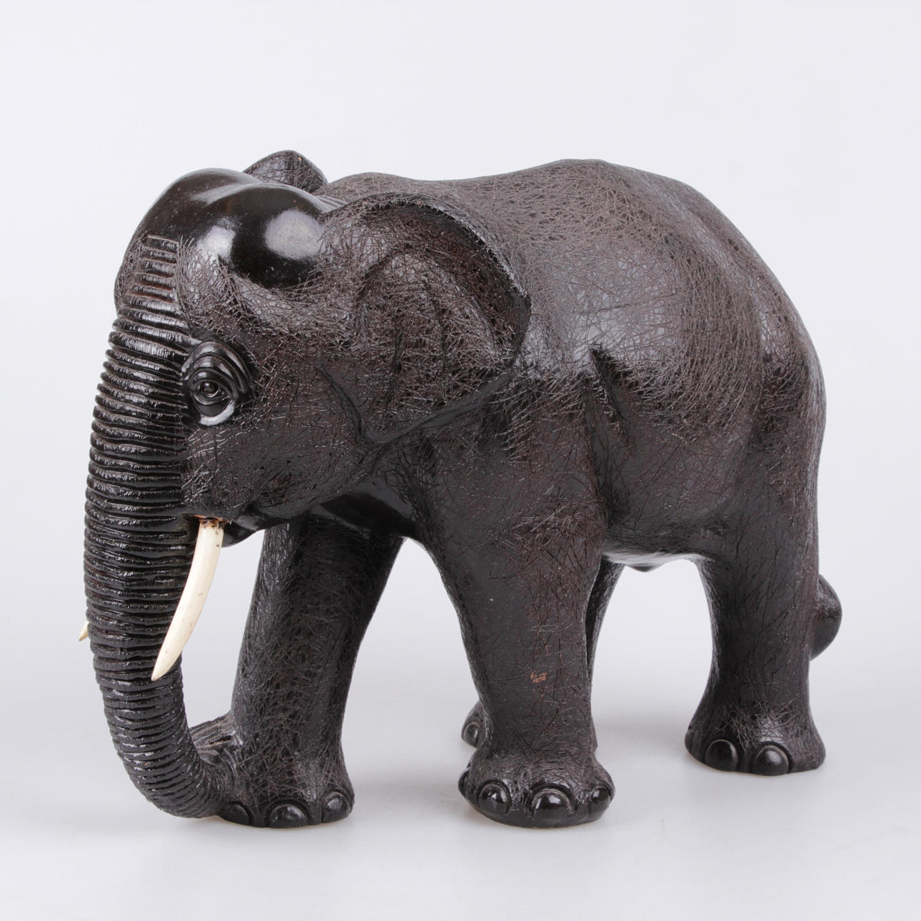 FIGURIN, lergods, Elefant, Asien, 1900-tal.