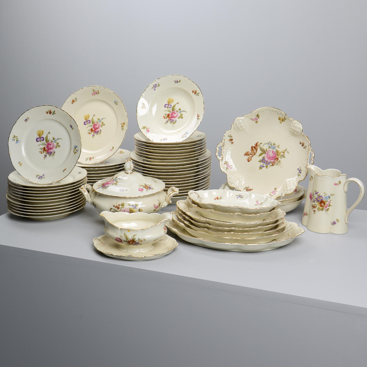 ROSENTHAL. Geschirr, 55 Stück, Porzellan, Deutschland. Keramik & Porzellan - Europäisch
