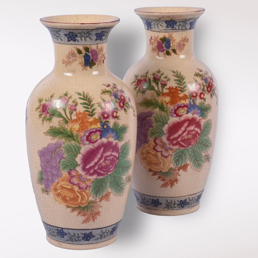 VASER, ett par, porslin, Rosendahl.