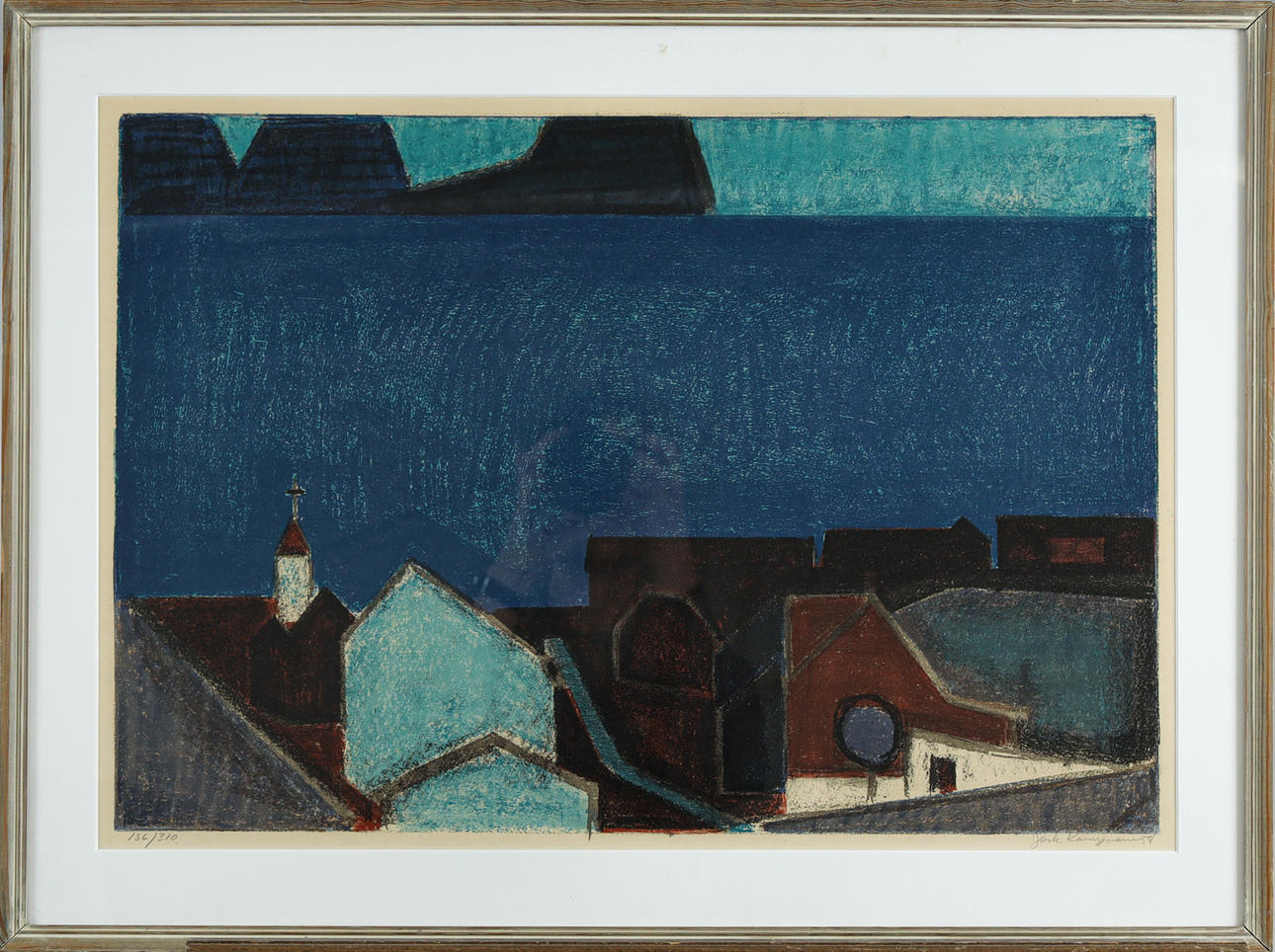 JACK KAMPMANN (1914-1989). Bymotiver, farvelitografi.