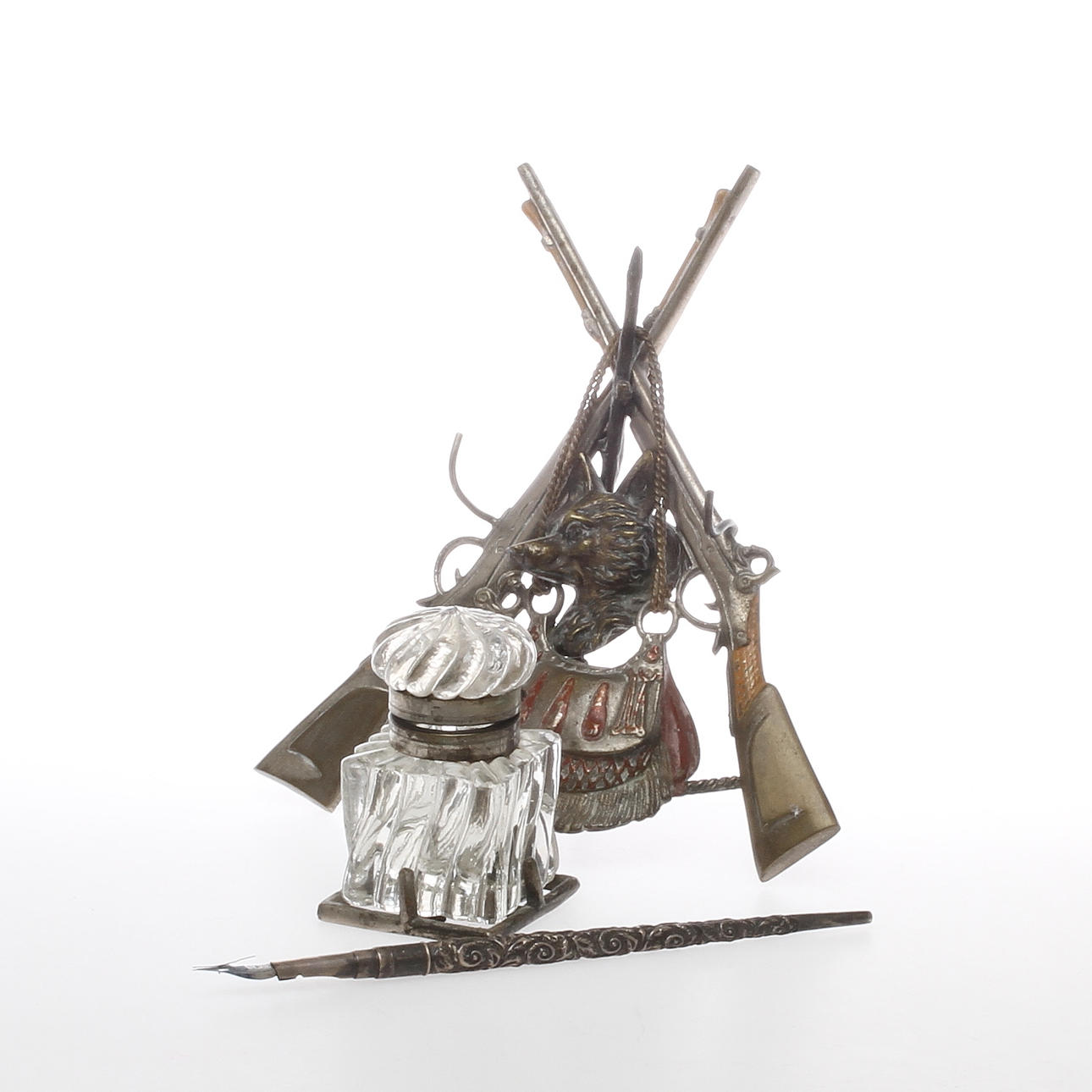 BLÄCKSTÄLL, metall, 1800/1900-tal.