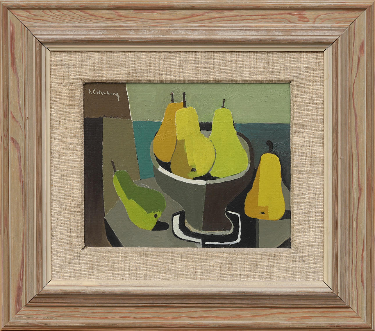 ERIC CEDERBERG. Oil on panel, signed.