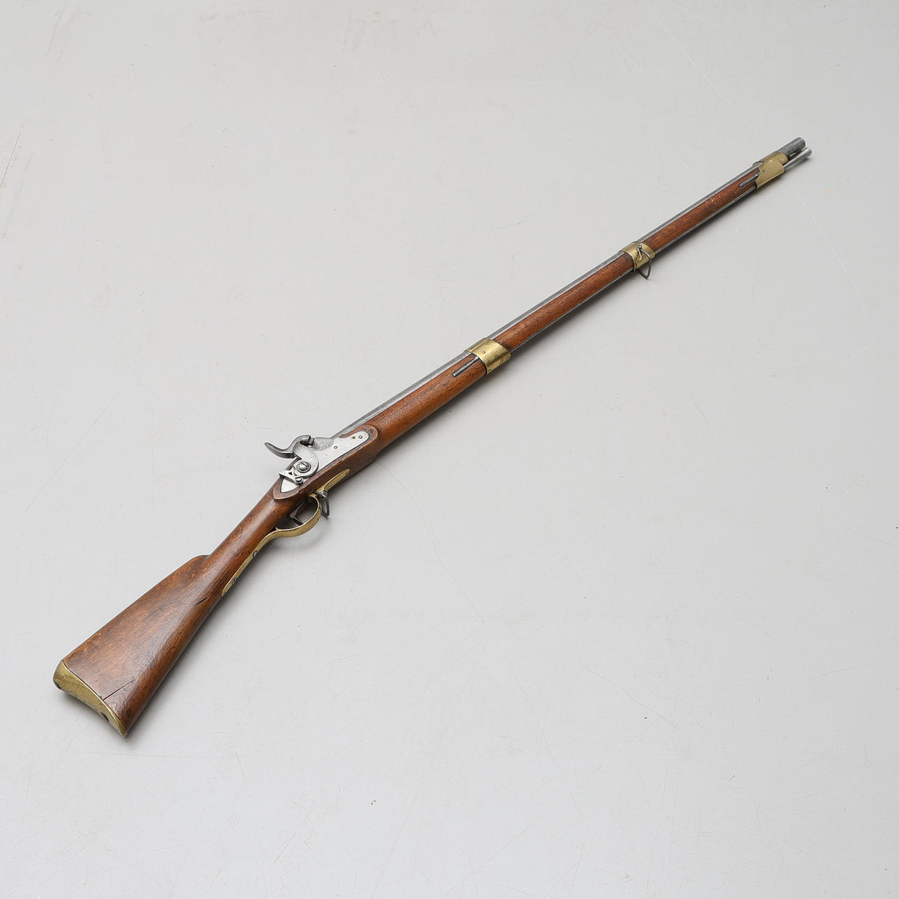 PERCUSSION LOCK RIFLE, CONVERSION MODEL 1815/45.