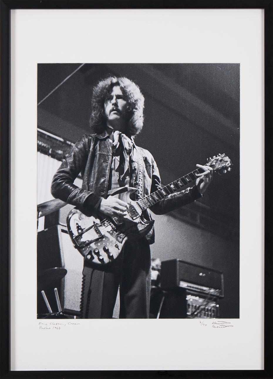 ERIC CLAPTON 18 NOVEMBER 1967 IN ÖREBRO, ORIGINAL PHOTOGRAPH