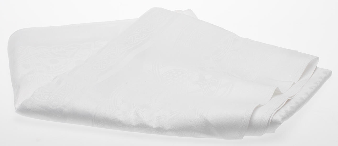 DRAKDUK, linnedamast, 1900-tal.