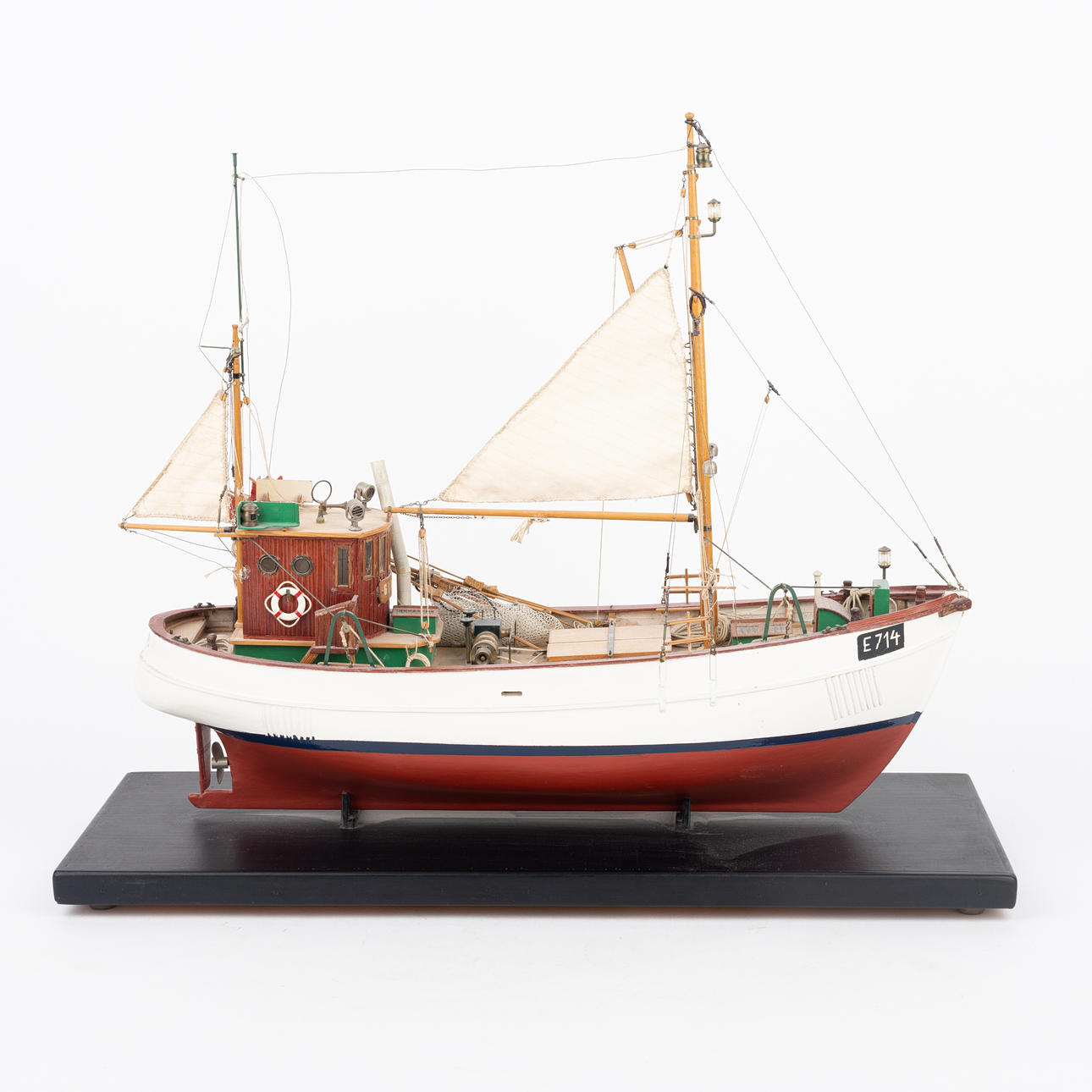 BÅTMODELL, fiskekutter, "Esbjerg", 1900-talets mitt.