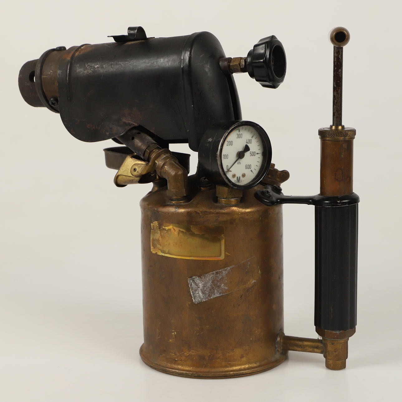BLOW-SLAMPA WITH METER, brass, Sweden, 20th century. Miscellaneous ...